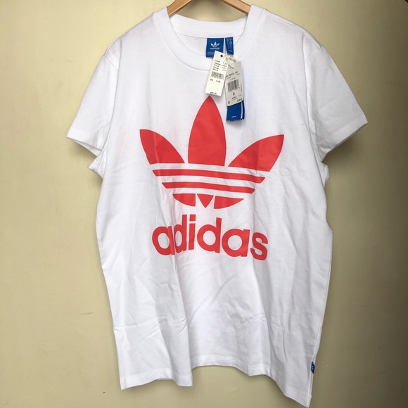 SOLD Adidas big trefoil logo tee NWT - Picture 2 of 8